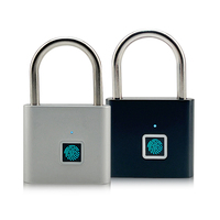 Outdoor Smart Padlock Keyless Door Lock Waterproof Fingerprint Padlocks Fingerprints Latest Model High Security