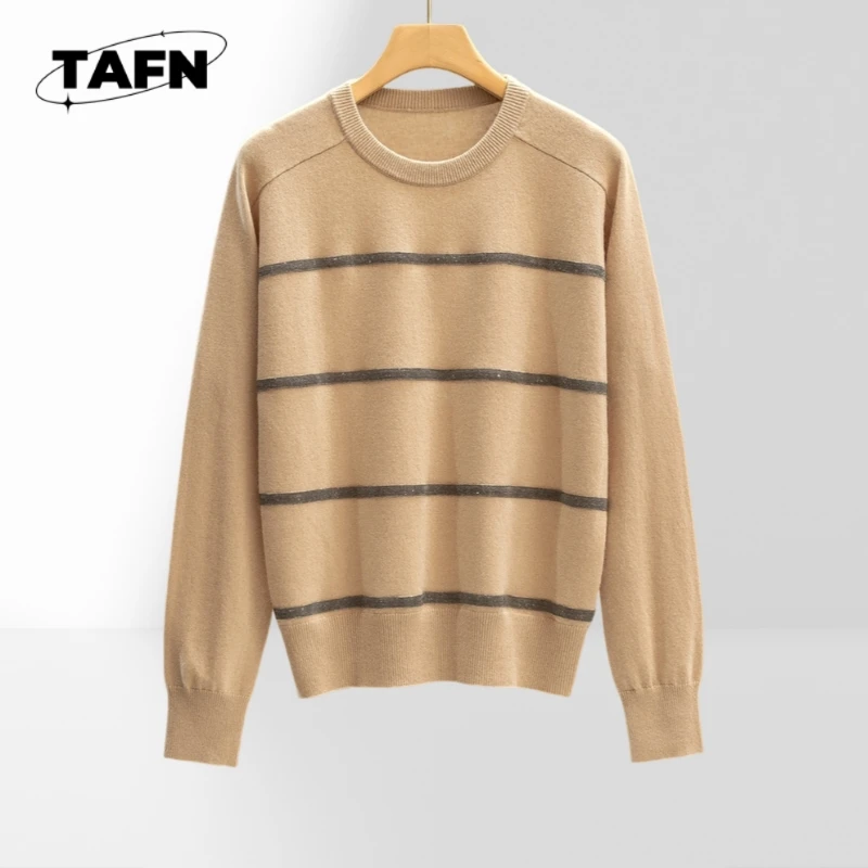 

Hot Selling Product round Neck Advanced Texture Trendy All-Matching Comfortable Exquisite Beautiful Cashmere 25 Niche A40103
