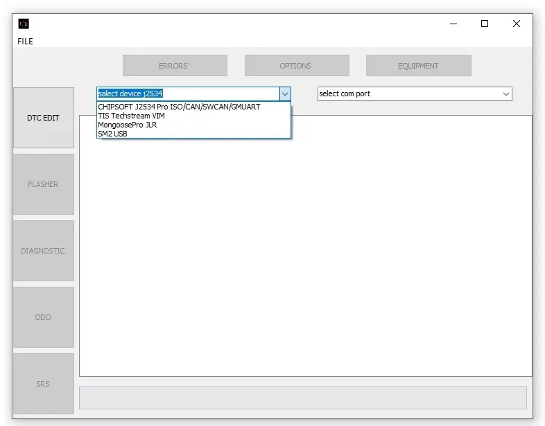 DTC Firmware Editor Software for Toyota / Lexus Support for 76Fхххх Microcontrollers English Version