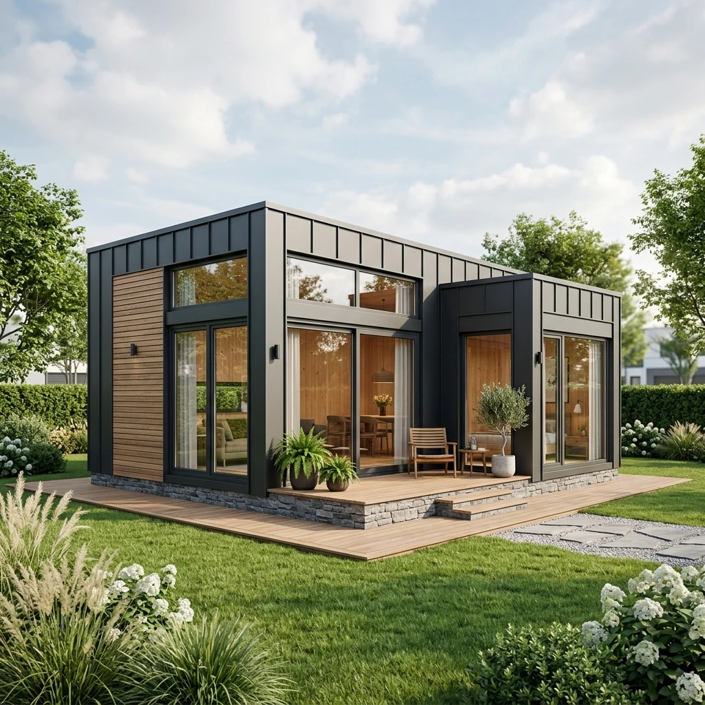 Smart Expandable Modular Container House smart design expandable space full wiring plumbing steel frame insulation for lifestyle