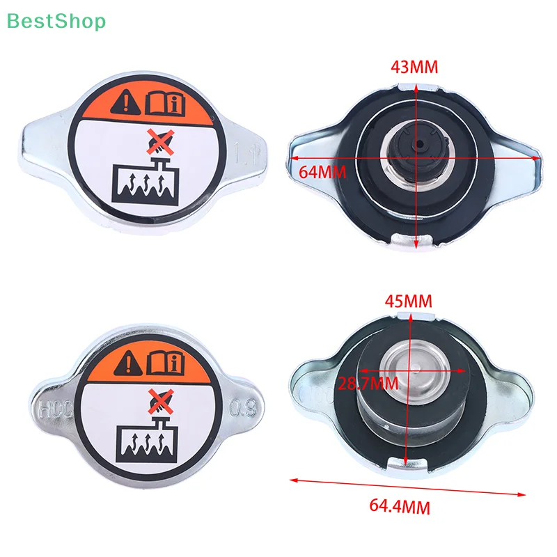 25330-1P000 Car Water Tank Cap Cover 0.9 Rounded Tip /1.1 Pointed Tip For Radiator Coolant Cover GT 2011-2021 253301P000