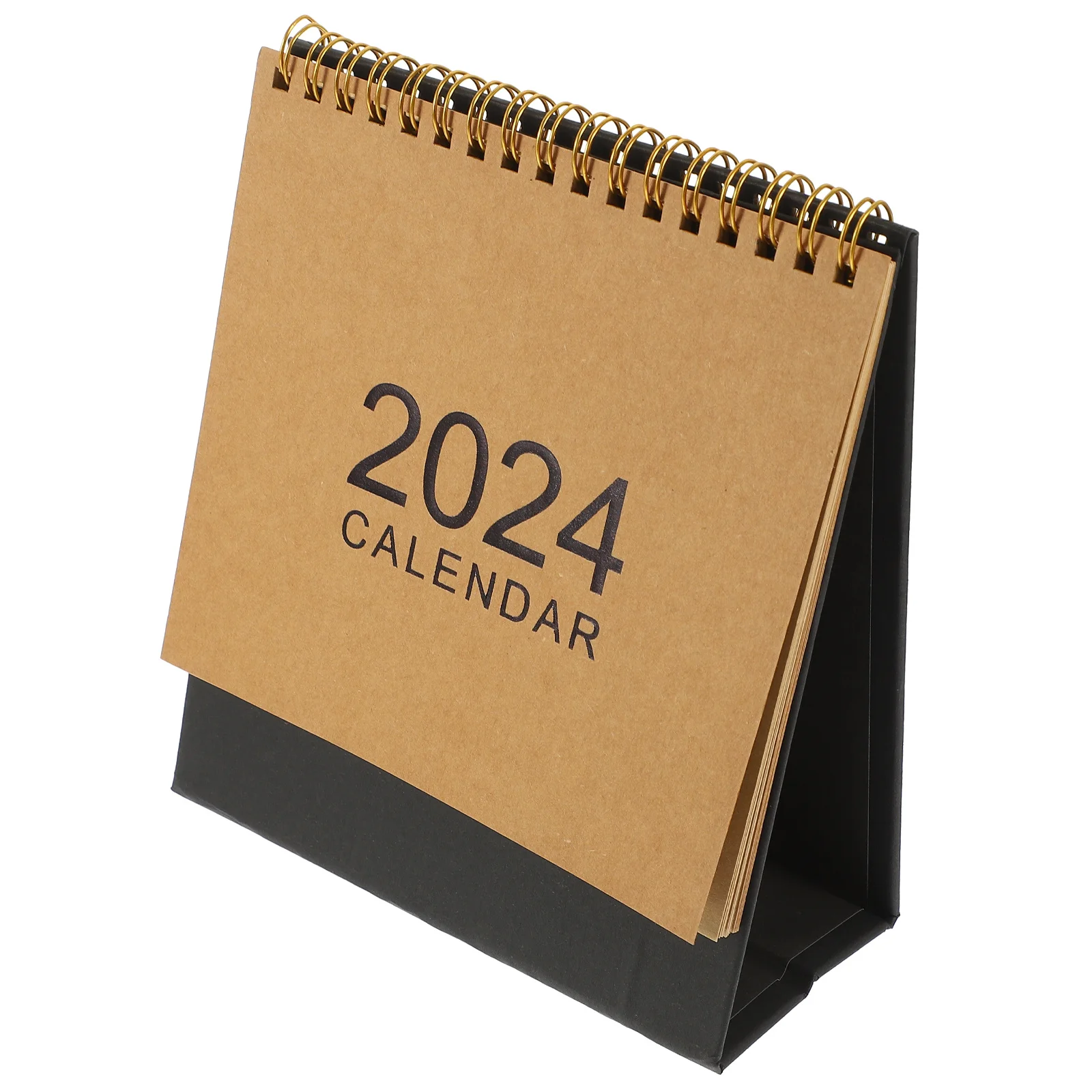 

Simple Style Tabletop Calendar 2024 Monthly Standing Desk Calendar For Home Office Desktop Decor Printed Stationery