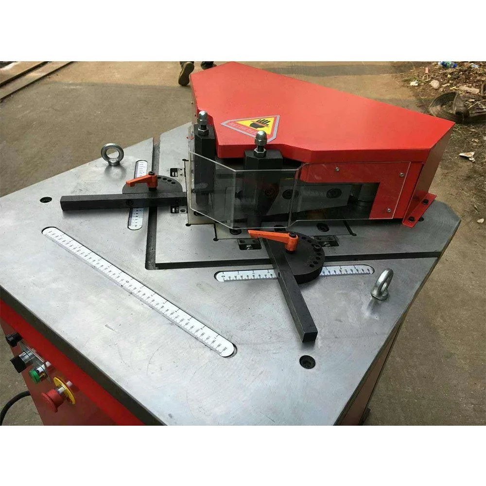 

90° Metal Corner Angle Notching Machine Hydraulic Adjustable Angle Cutter Corner Notching On Sales