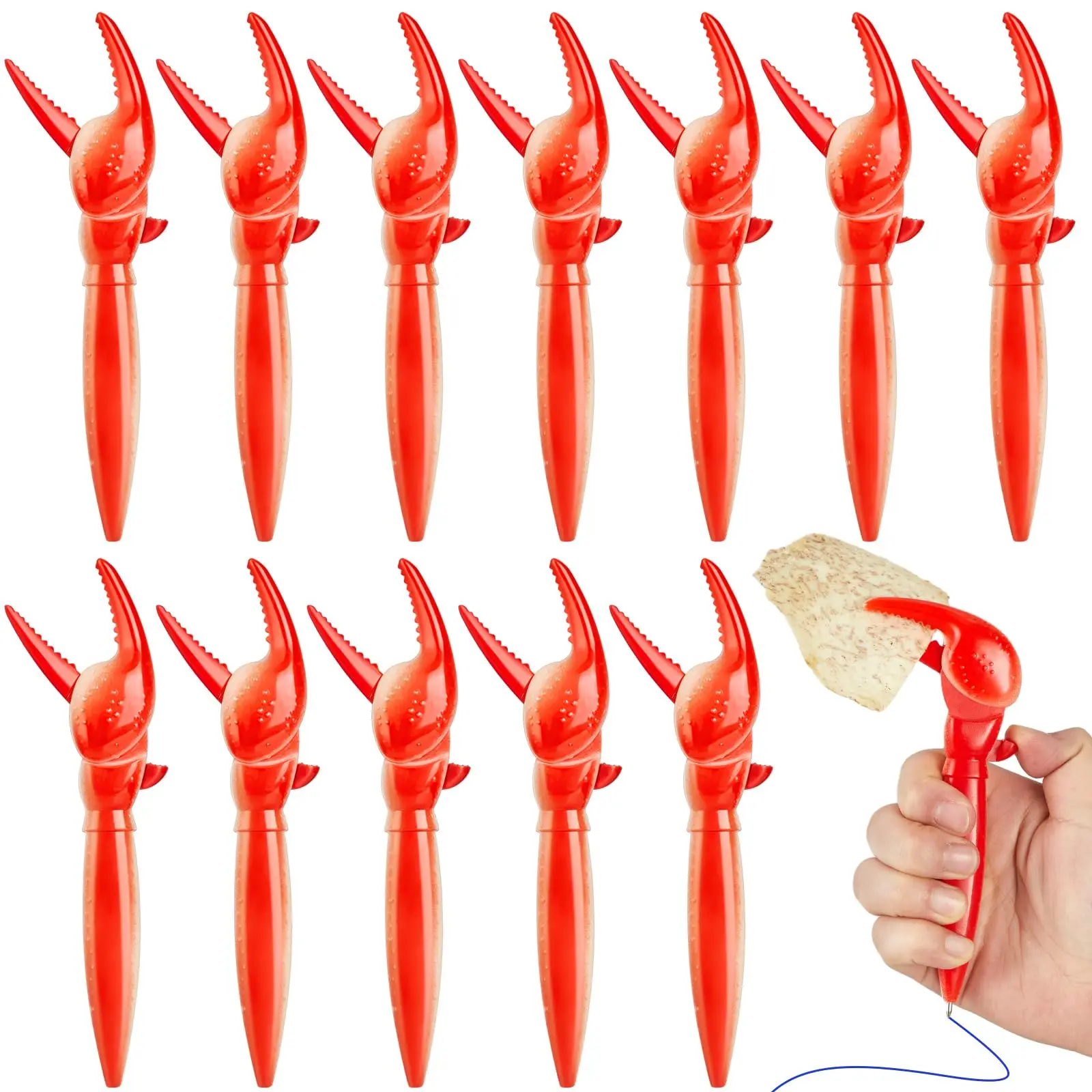 Novel crab pen, simulated crab claw ballpoint pen, can be used to pick up things or as a writing pen, novel and funny toy