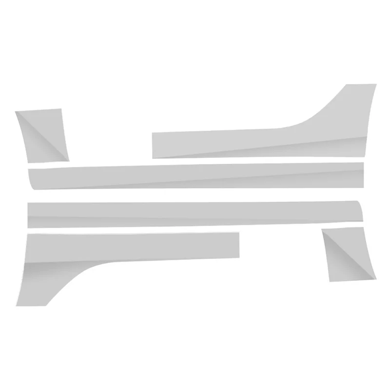 ل تسلا نموذج 3 هايلاند 2024 الجبهة الخلفية الباب درابزين خدش الحرس واضح حامي فيلم ، بولي TPU ، ملصق ، التفاف استبدال-M54K #4