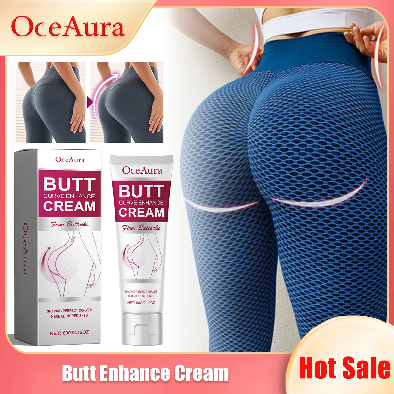 Hip Lifting Cream Enhance Big Ass Enlargement Tightening Firming Plump Beauty Sexy Butt Growth Nourishing Buttock Shaping Cream