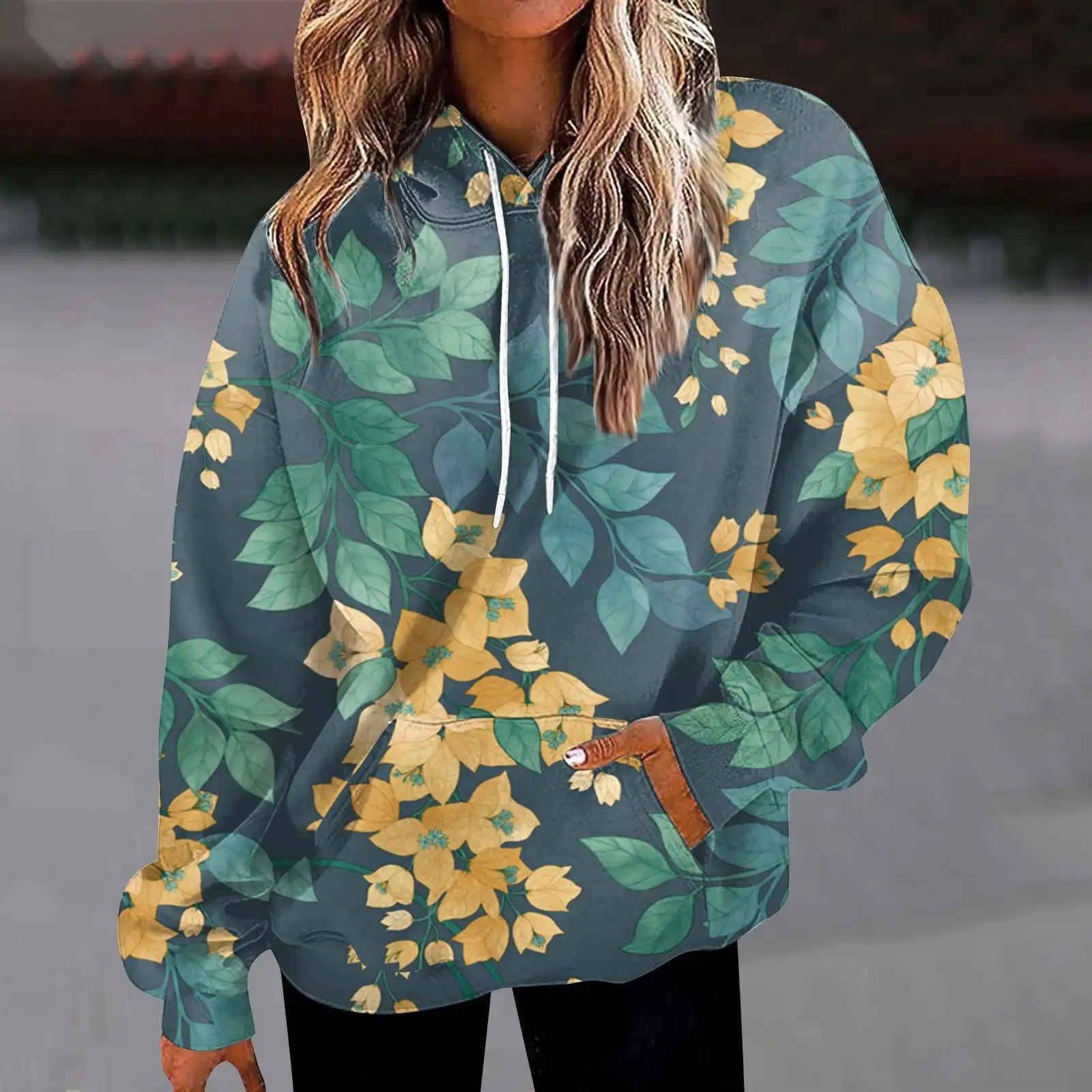 Autumn Turtle Leaf 3D Print Hoodies Men Women Fashion Casual Long Sleeve Hooded Sweatshirts Streetwear Pullovers Kids Clothing