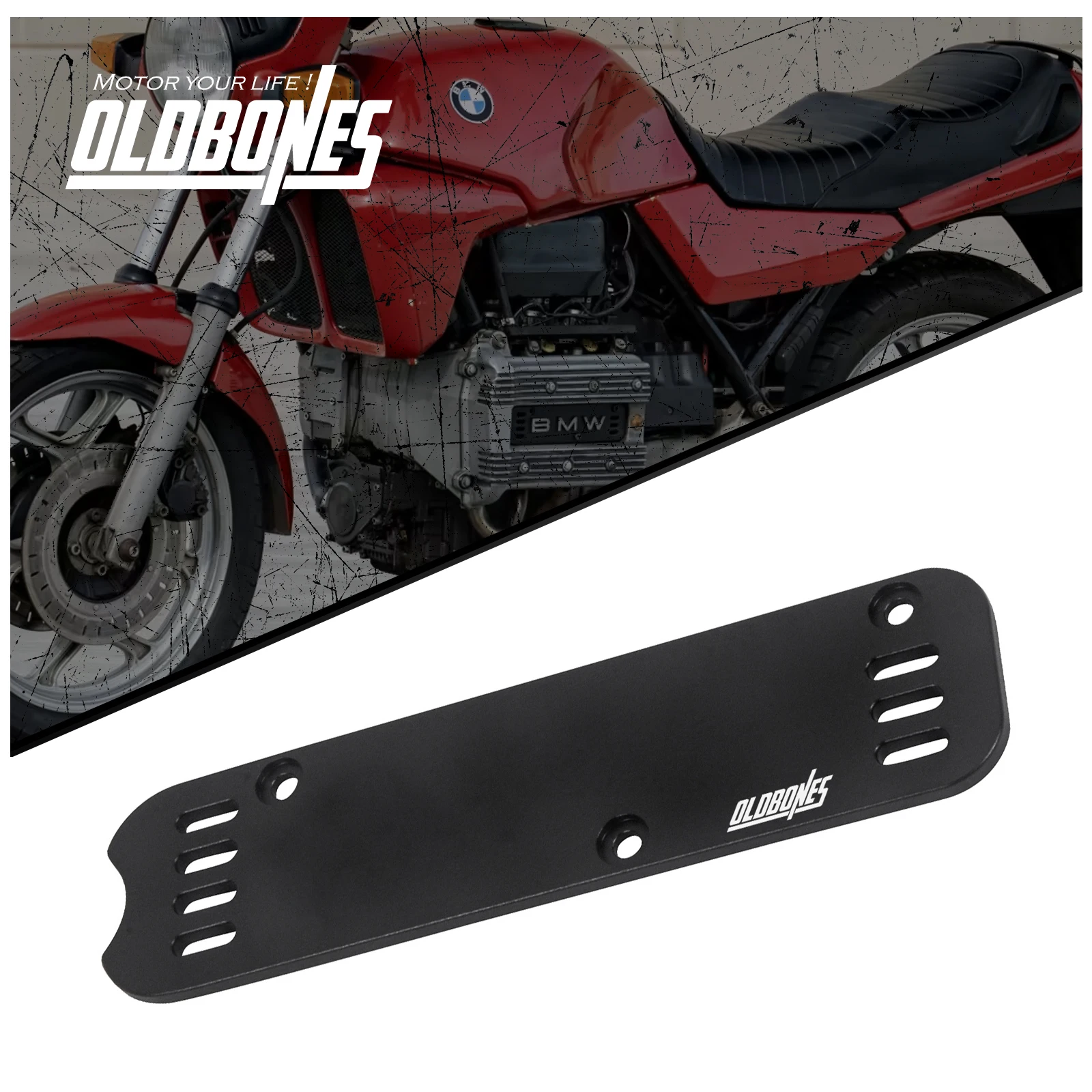 Cafe Racer K Serie For BMW K75 K75RT K75S Aluminium SparkPlug Cover Black Spark Plug Cylinder Head Cover Middle Decorative Cover