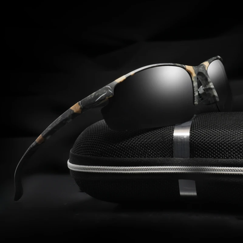 

Мужские спортивные поляризационные солнцезащитные очки для рыбалки мужские солнцезащитные очки ночного видения для вождения автомобиля камуфляжные полуочки роскошный брендовый дизайн UV400