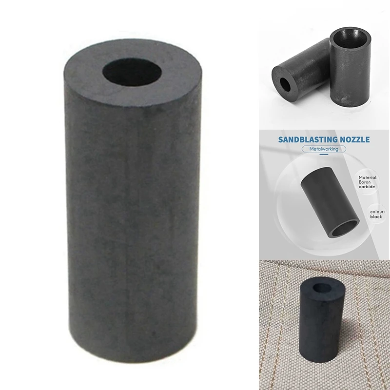 

Sandblasting Machine Accessories Class I Pure Boron Carbide Nozzle Sandblasting Tip Abrasive Blasting Nozzle