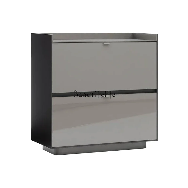 FG26Italian minimalist paint bedside table, high-end bedroom bedside storage locker