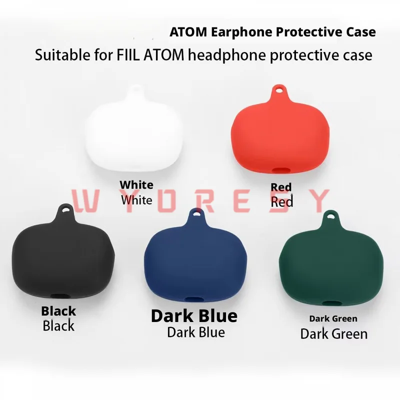 For FIIL (ATOM) Charging Case Protective Cover Guards Storage Shell Against Sudden Knocks And Unplanned Surface Abrasions