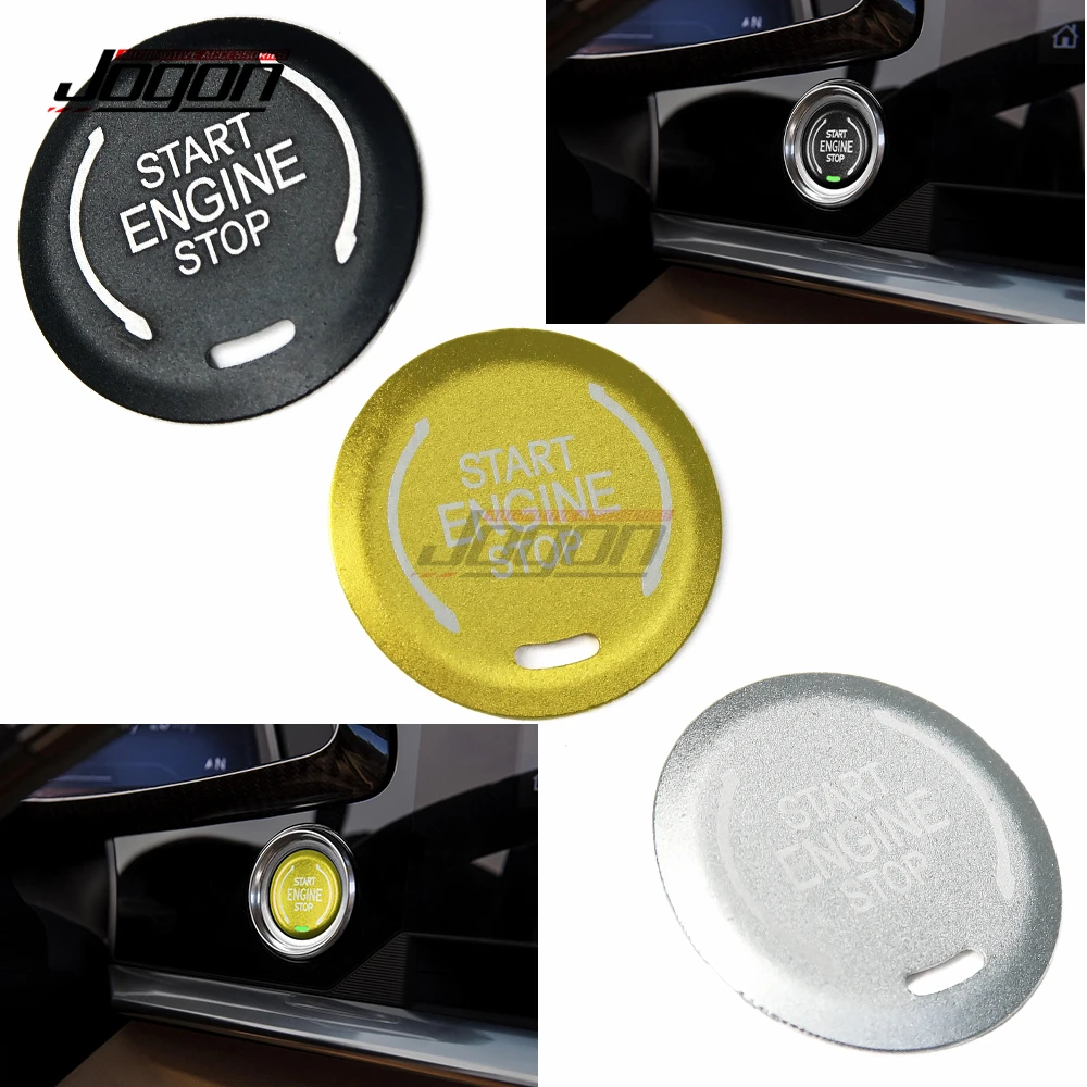 Alloy Car Interior Engine Start Stop Push Button Cover Trim For Corvette C8 Coupe Z51 2020 2021 2022 2023 2024 2025 Auto Styling