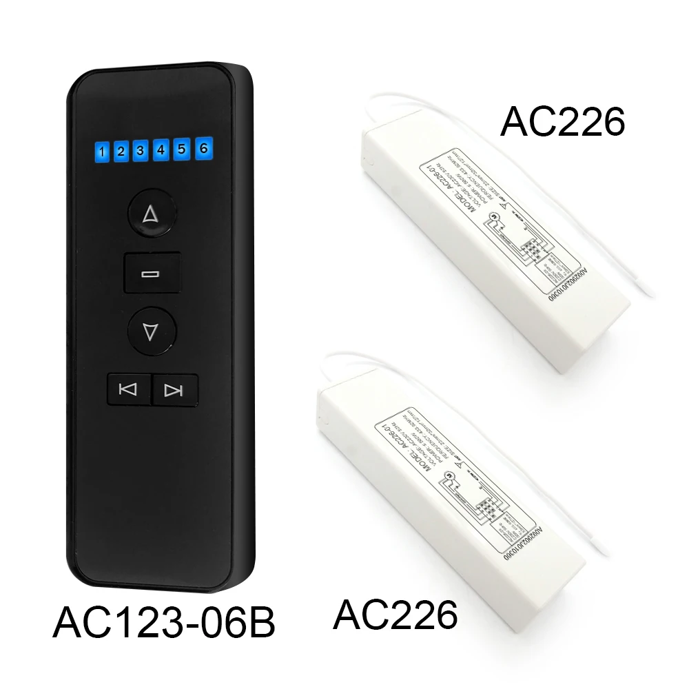 A-OK 433MHz AC220V Draadloze RF Afstandsbediening Schakelaar Set Voor Elektrisch Projectiescherm Zonnescherm Gordijnen Eenvoudige Installatie 2026