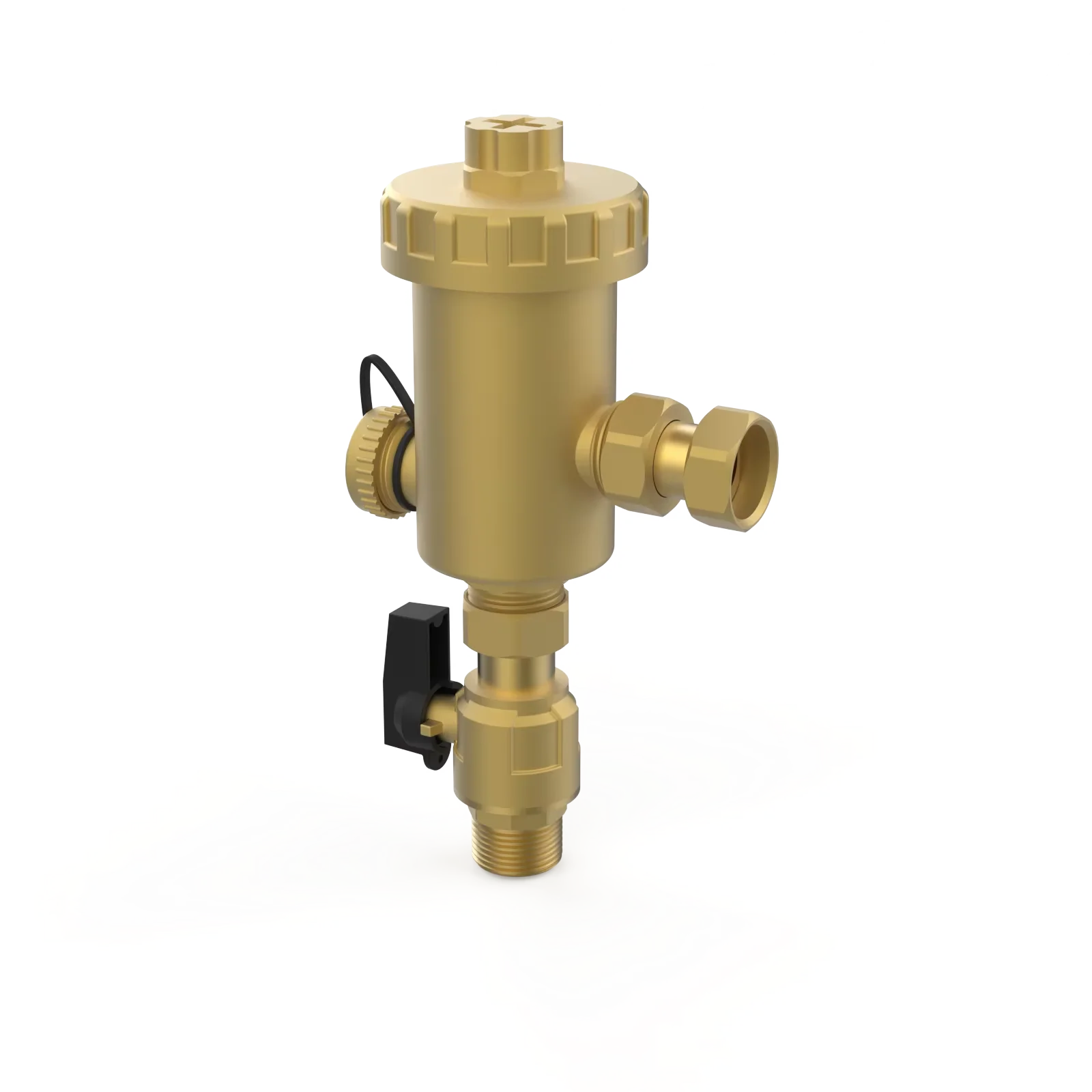 High Temperature Resistant Central Water Heating Boiler Water Filter Wall-Hung All-Copper Magnetic Filter for Home Appliances