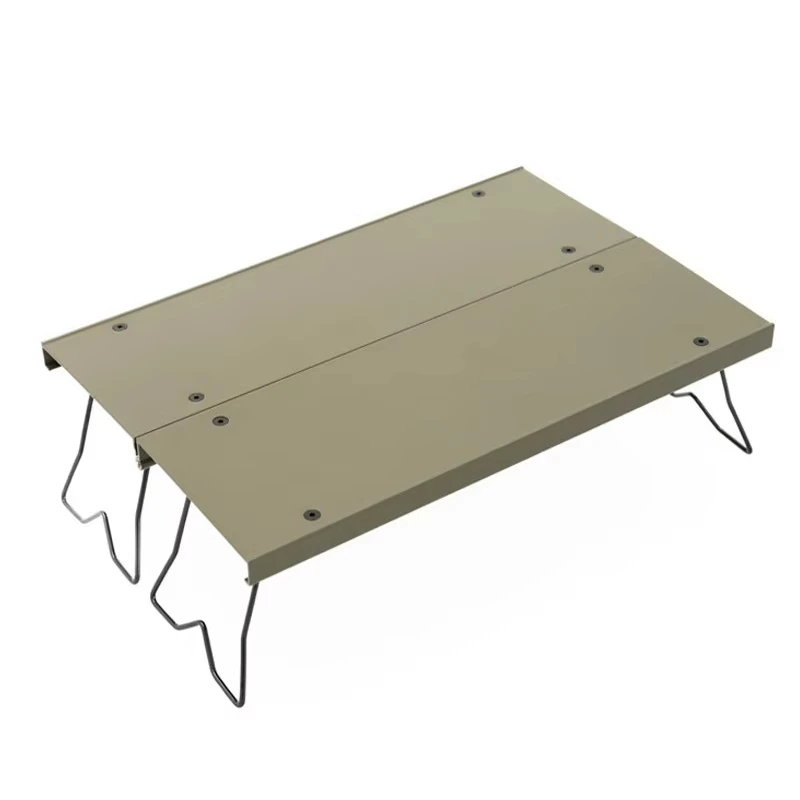 Modern Ultra Lightweight Aluminum Alloy Folding Table Outdoor Camping Quick Opening Mini Tea Portable OEM/ODM Customizable