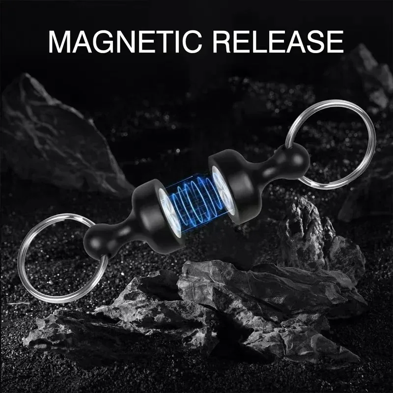 Quick Buckle Wireless Rope Metal Strong Magnetic Mountaineering 2 Fishing Buckles Magnetic Buckle