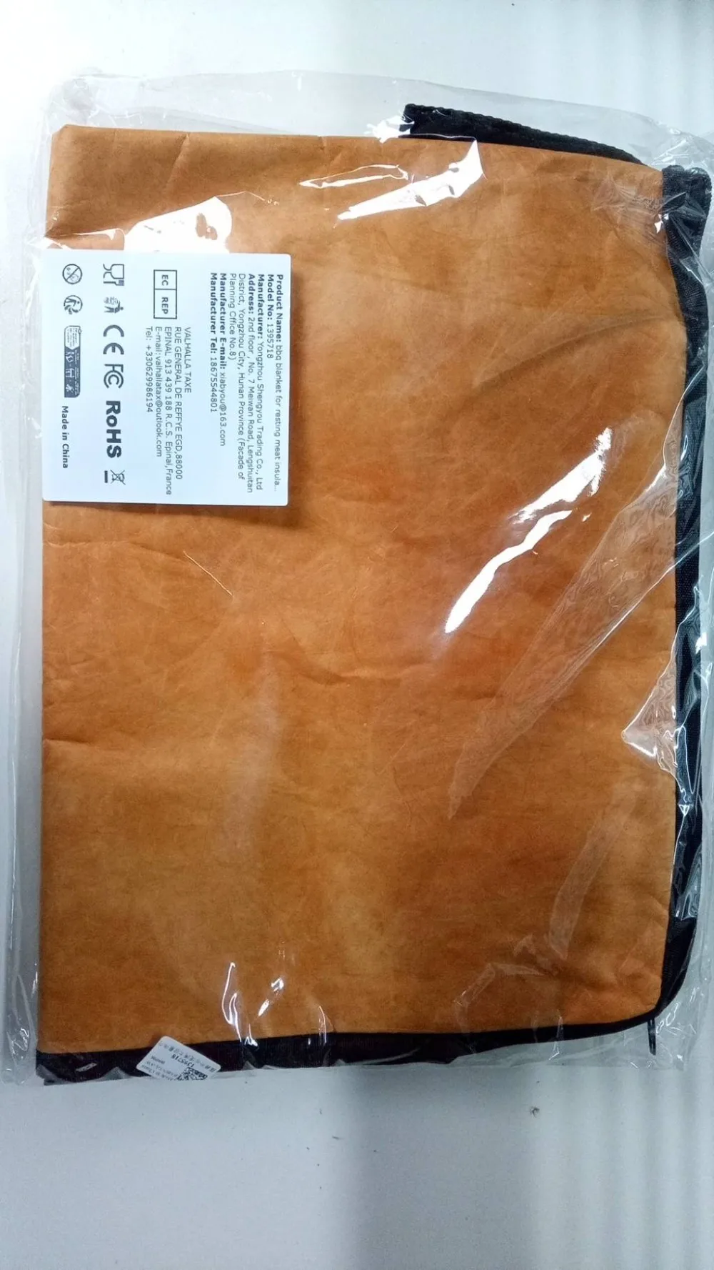 Manta para BBQ para reposar carne, bolsa aislante para reposar carne con boca ancha, manta impermeable para reposar carne de res/pollo/pecarí