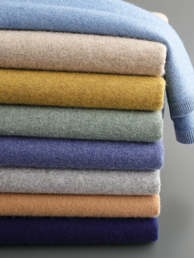 TLOML 100% カシミヤセーター男性 O ネックベーシックプルオーバー秋冬ソフト暖かい快適な底カシミヤニット高品質トップス