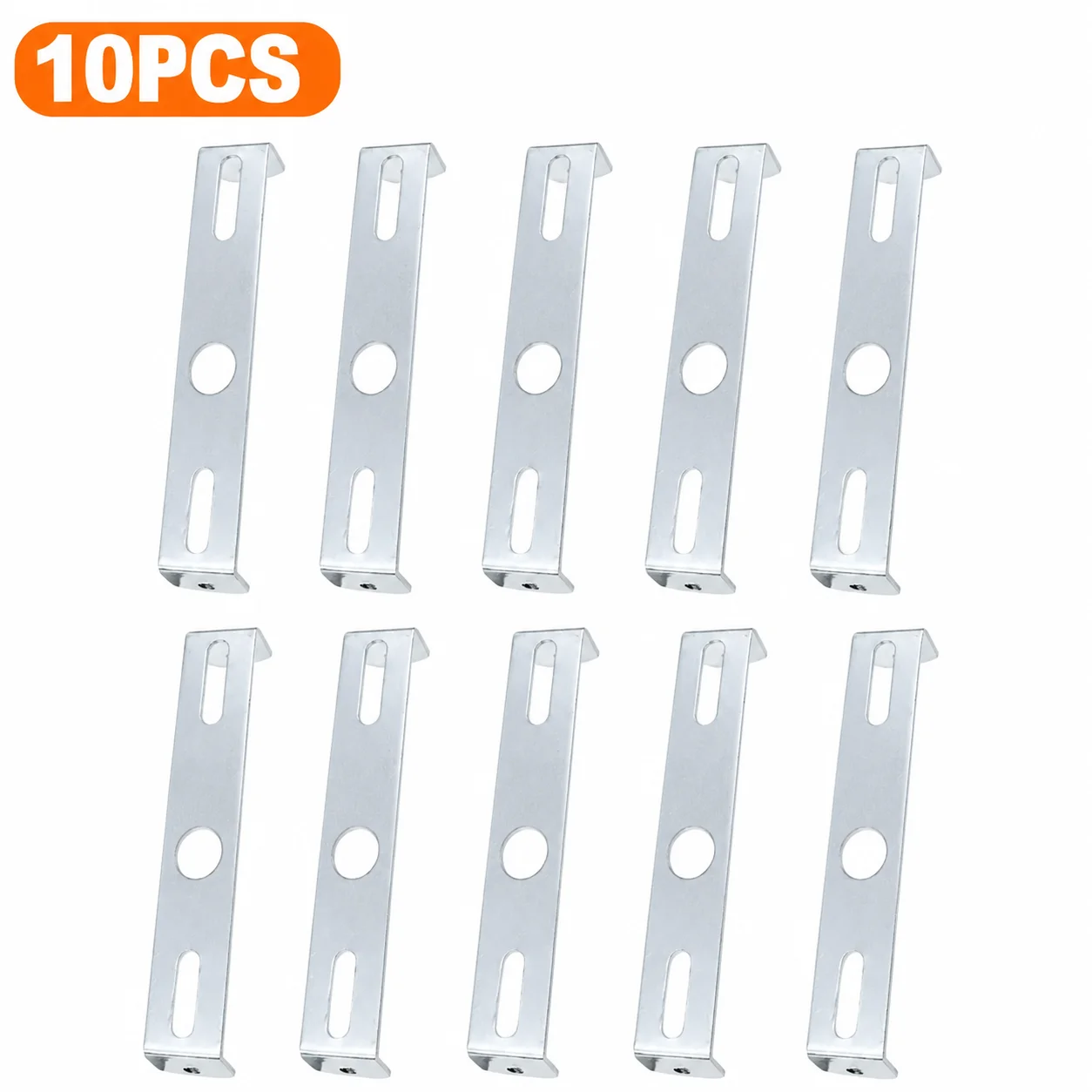 JOYINLED Mounting Bracket Plate Iron Bar with Screws 10PCS 95mm Ceiling Light for Lamp Fixture Replacement Lighting Parts