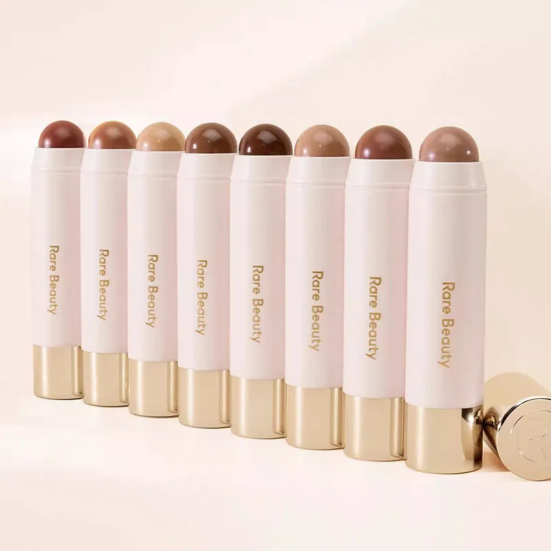 luxo-raro-beleza-maquiagem-rosto-contorno-bronzer-vara-iluminar-iluminador-aparar-tridimensional-nariz-sombra-forma-facial