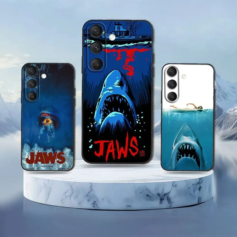 

Movie J-Jaws Phone Case For Samsung Galaxy S25,S24,S21,S22,S23,S30,Ultra,S20,Plus,Fe,Lite,Note,10,9,5G Black Cover