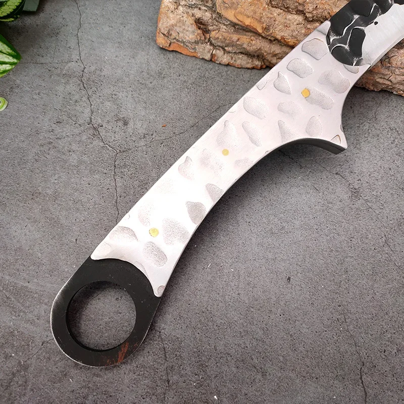 Stainless Steel Handle Kitchen Knives Chop Bone Cleaver Meat Vegetable Boning Butcher Knife Hand Forgedf Blade Chef Heavy Knife