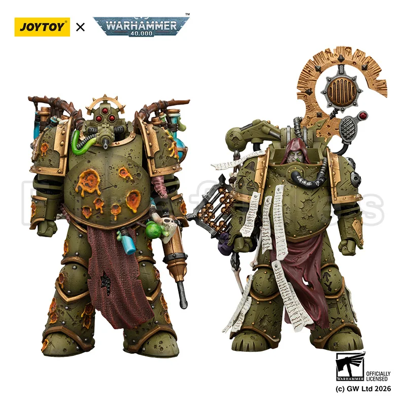 

[Pre-Order]1/18 JOYTOY Action Figure 40K Death Guard Biologus Putrifier Tallyman Anime Model Toy