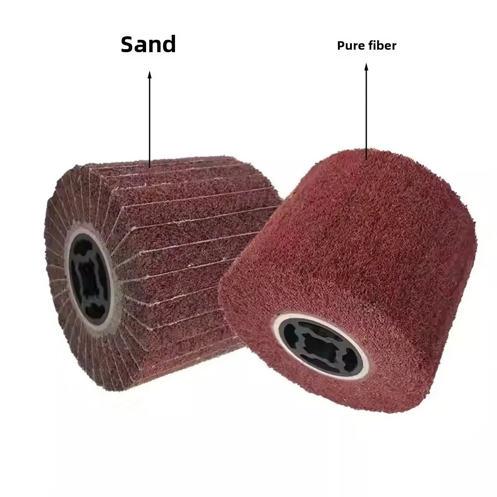 

1pcs:Stainless steel polishing special metal sanding machine grinding wheel scouring pad imported material fiber nylon wheel
