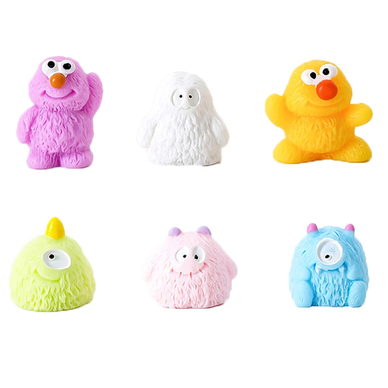 

Cute Cartoon Monster Resin Healing Monster Mini Ornament Dollhouse Home Office Desktop Car Decor Hair Clothes Shoes Accessories
