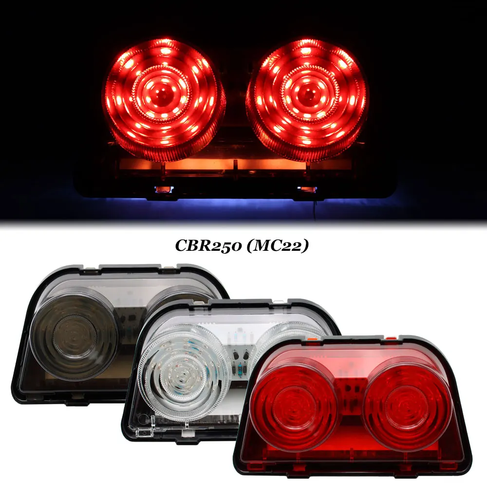 For HONDA CBR 250 CBR 400 CBR250 CBR400 NSR 250SP NSR250SE NSR 250SP/250SE MC 18/19/21/22/28 NC23 Motorcycle Rear Tail Lights