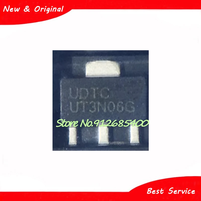 3A UT3N06G-AB3-R 10ชิ้น/ล็อตรุ่น SOT-89 UT3N06G 60V ของใหม่ของแท้