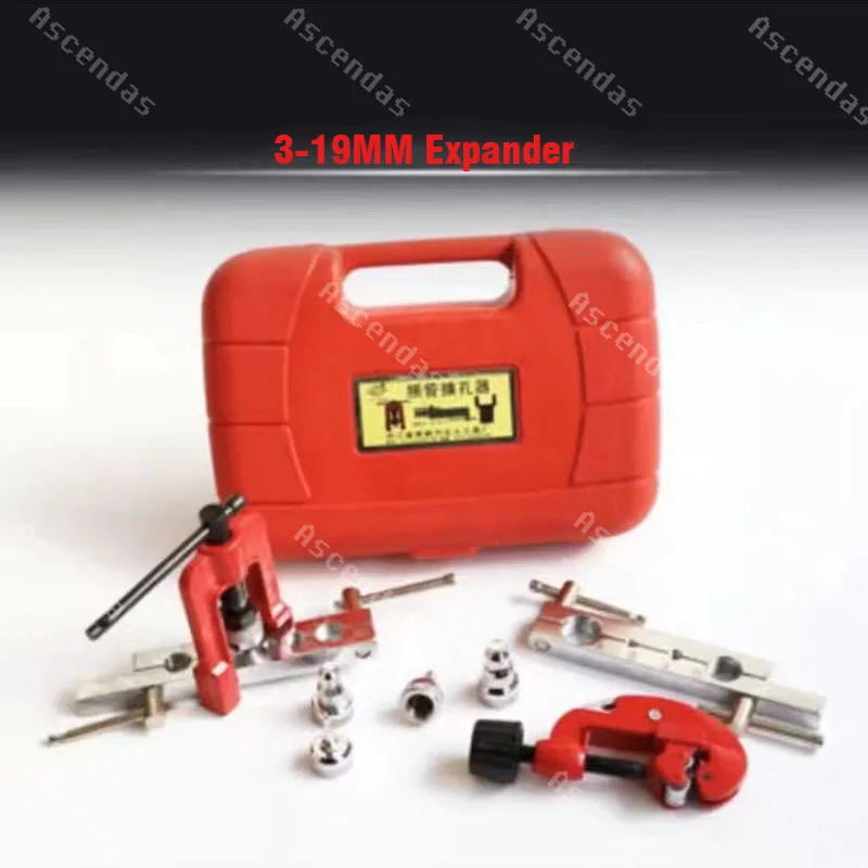 3-19mm pipe cutting tool kit copper brake oil pipe repair double flaring mold refrigeration tool cutting flaring tool