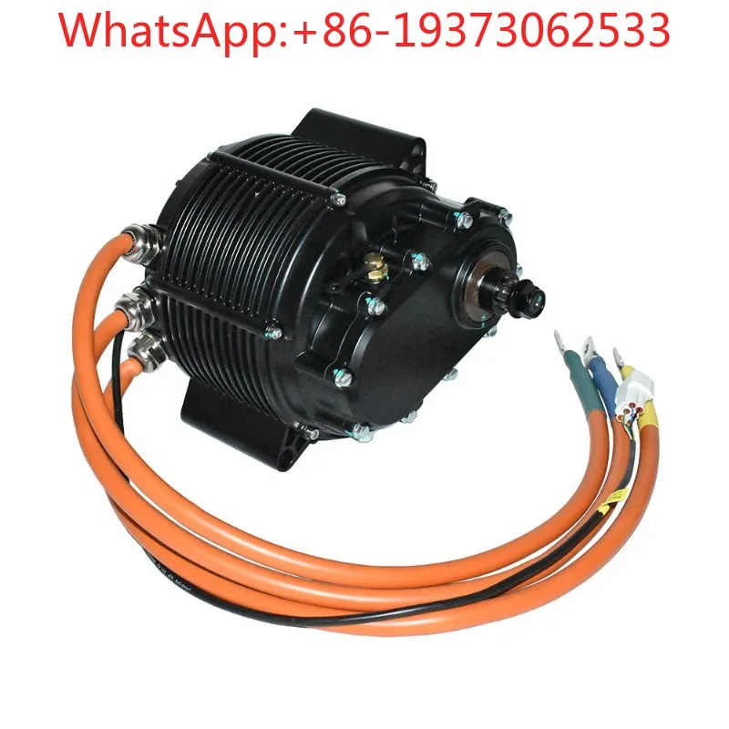 Moteur à friction central électrique Quanshun Central 7500W QS165 50H avec arbre cannelé et réducteur 1:2.37