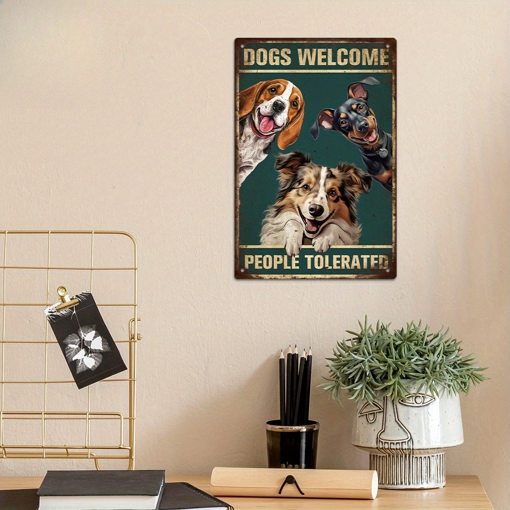 Vintage Metal Tin Sign - 
