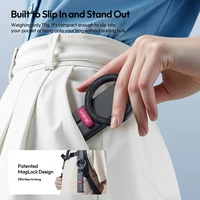 Ulanzi MA88 MagLock soporte para teléfono trípode de escritorio palo de Selfie de mano para viajes cocina Vlog Shots soporte magnético para teléfono