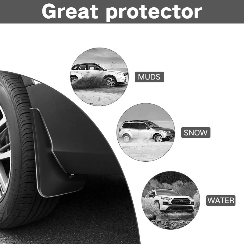 MudFlaps For Hyundai SANTA FE 2024 Hybrid  Mudguards Mud Flaps Splash Guards Front Rear Wheels Fender Car Accessories 4Pcs