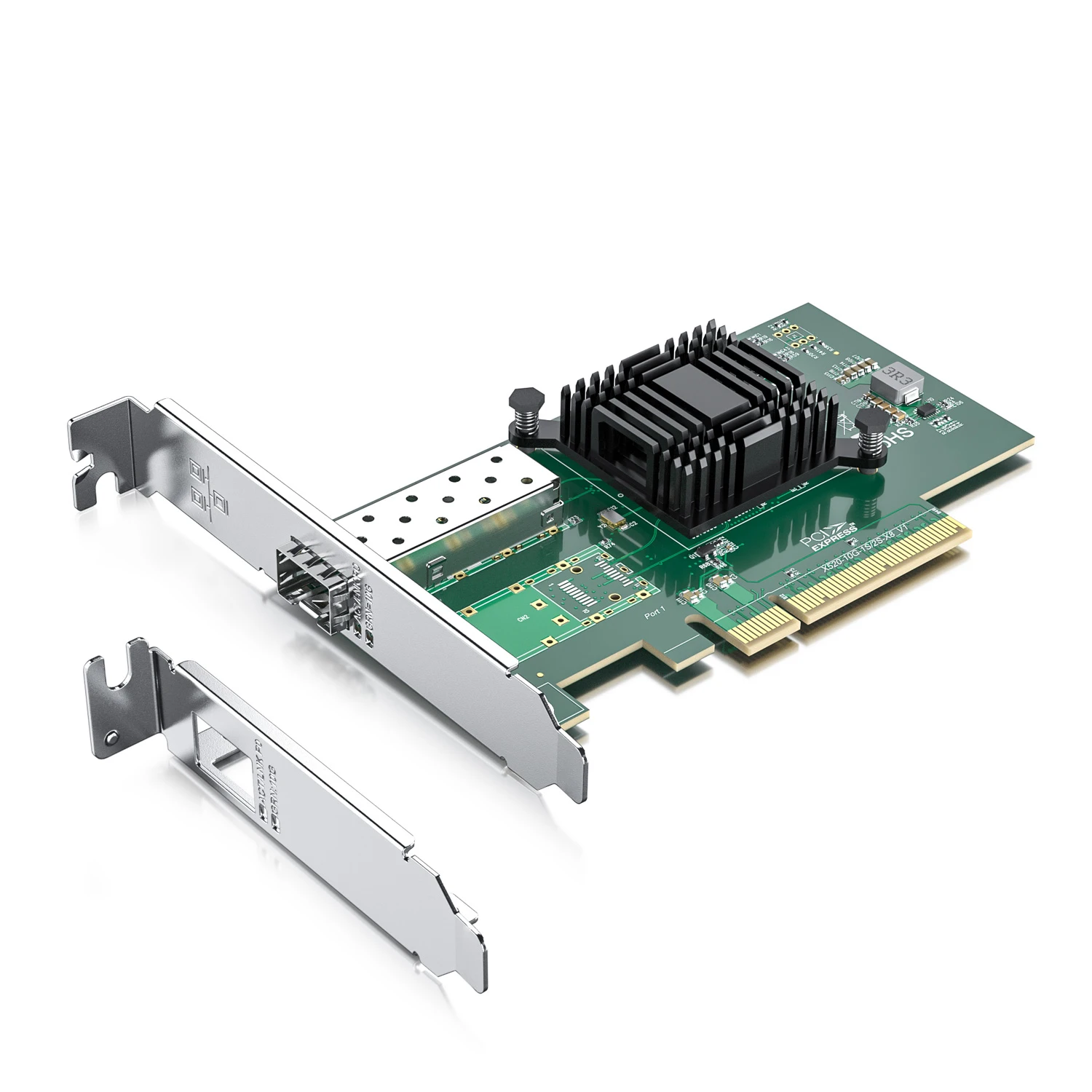 placa de rede de servidor intel x520 da1 10gbe pci e unica porta sfp 10 gigabit pcie 01