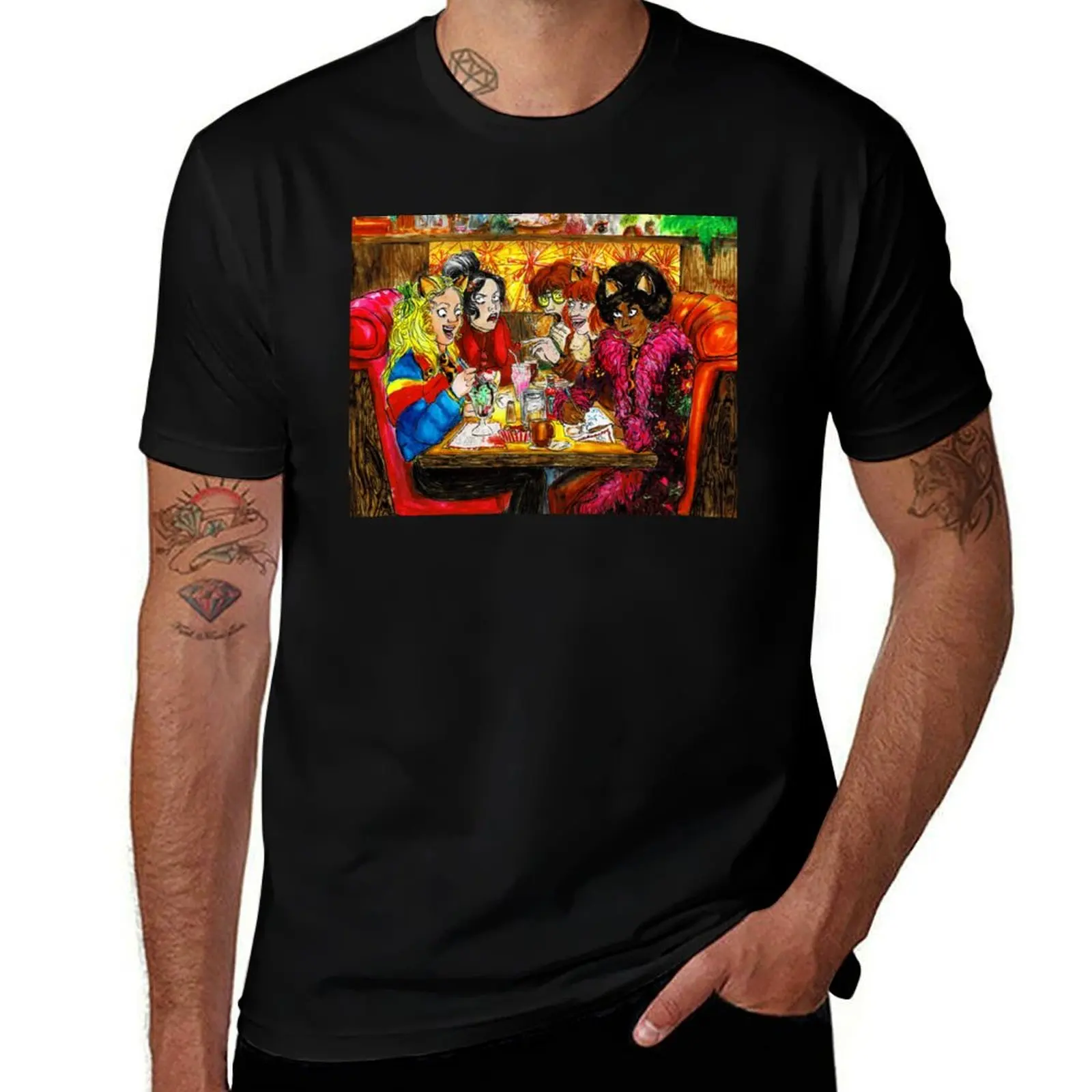 

Josie and the Pussycats Post-Gig T-Shirt Modern Print Casual T-Shirt