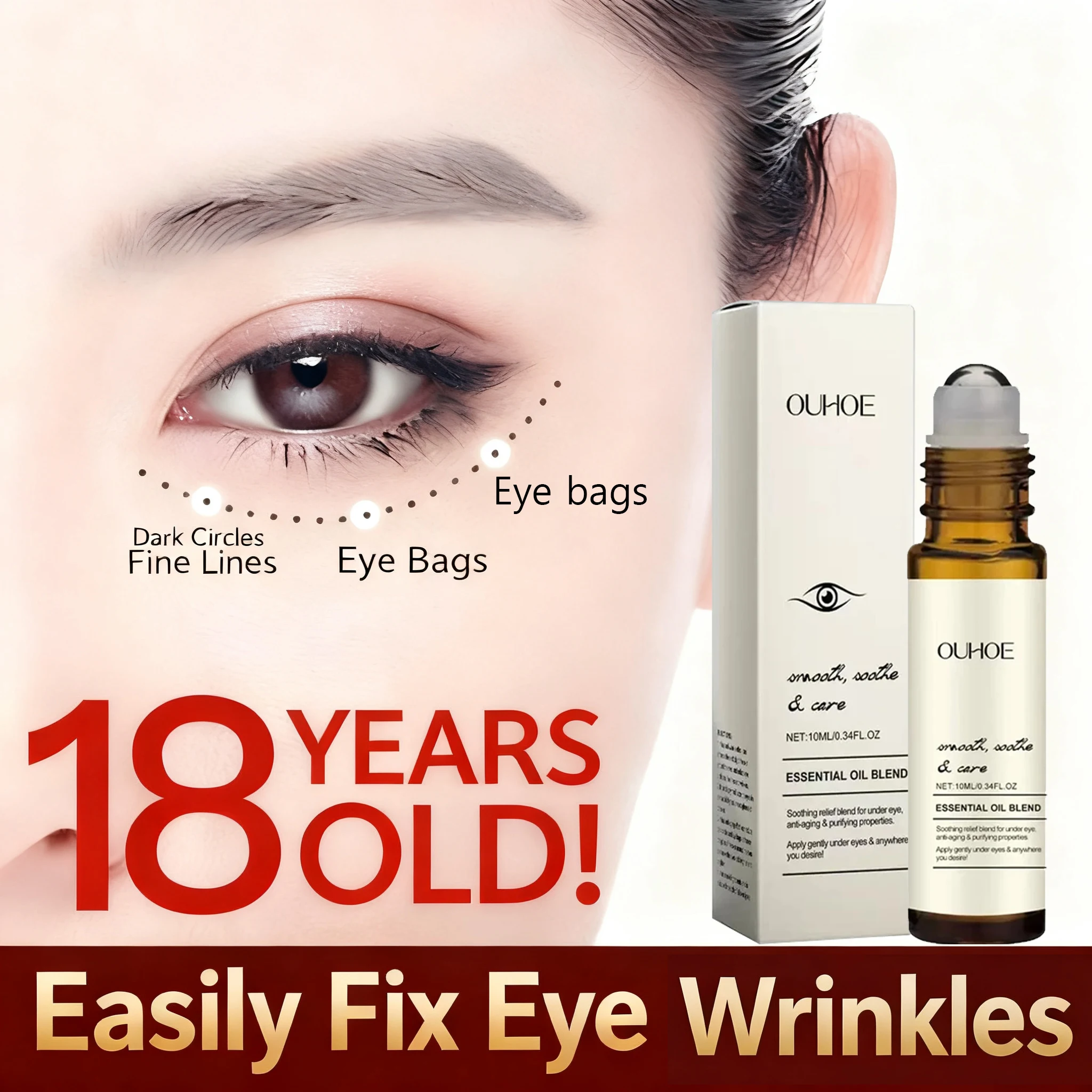 Potente crema per gli occhi: riduce il gonfiore e le occhiaie