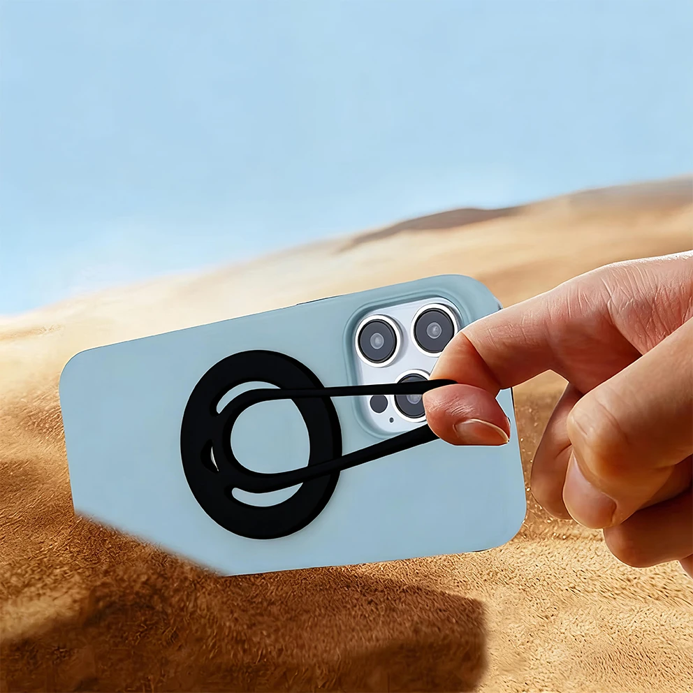 

Магнитный силикон 휴대폰 거치대 그립 Bravo Grip Держатель для телефона MagSafe] [Мощная ручка] для iPhone 15/14/17Pro Max 17Air/Android