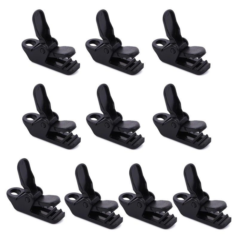 10 Pcs Tent Awning Canopy Clamps Heavy Duty Lock Grip Clamps Camping Tarps Canvas Clips Snap Gripper Caravan Jaw Grips