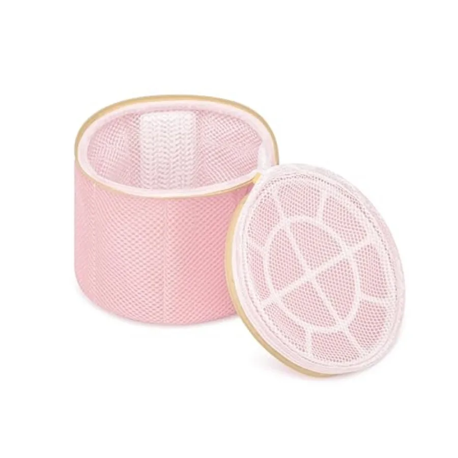 

2 Pack Bra Laundry Bags for Washing Machine, Delicate Underwear Wash Bags with Anti-Deformation Structure and Fixed Friction Pl