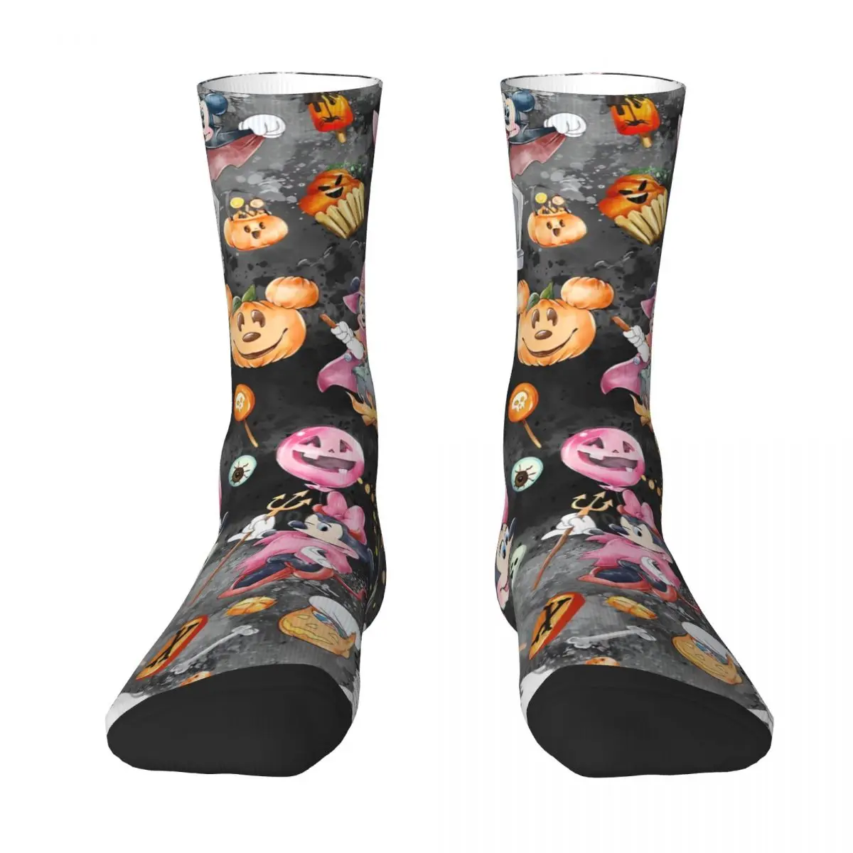 Minniso Mickey Mouse Cartoon Stockings Custom Vintage Socks Winter Anti Skid Socks Women Men Outdoor Sports Soft Socks