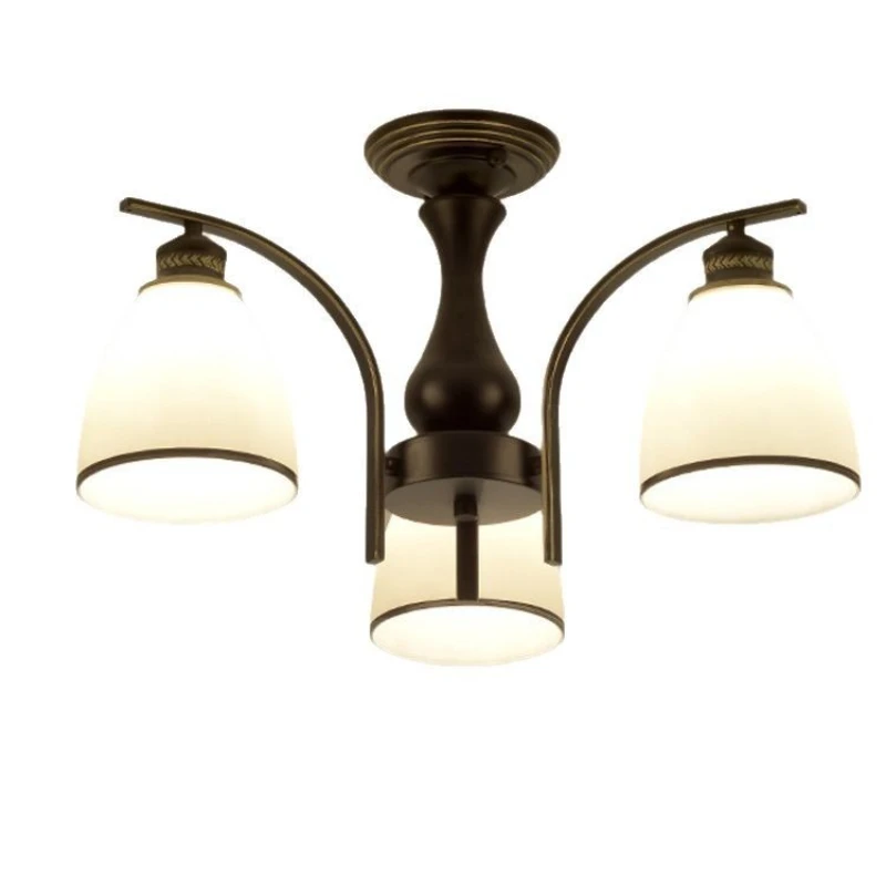

Living room chandelier, simple modern atmosphere bedroom dining room lamps, replaceable bulbs