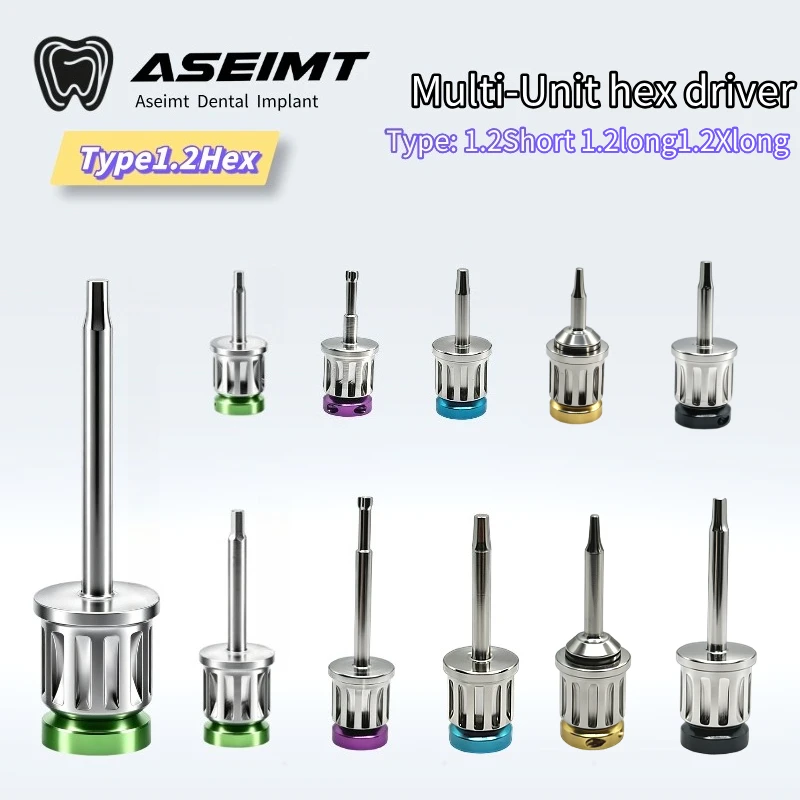 

Dental Implant Hand Driver Torque Wrench 10-70NCM Titanium Hex Screwdriver for Osstem DIO Megagen NEO Implant Abutment Surgical