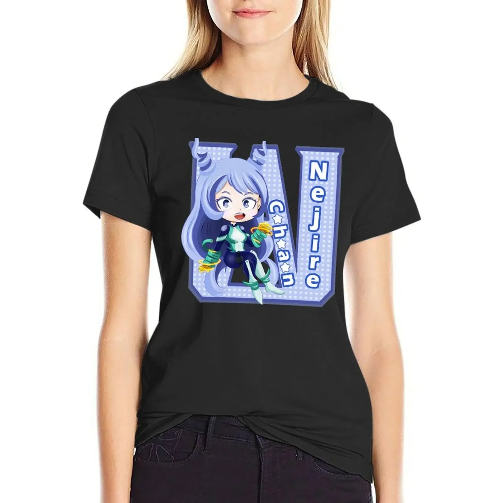 Nejire Chan T-shirt cute clothes aesthetic clothes graphics korean Women's clothes