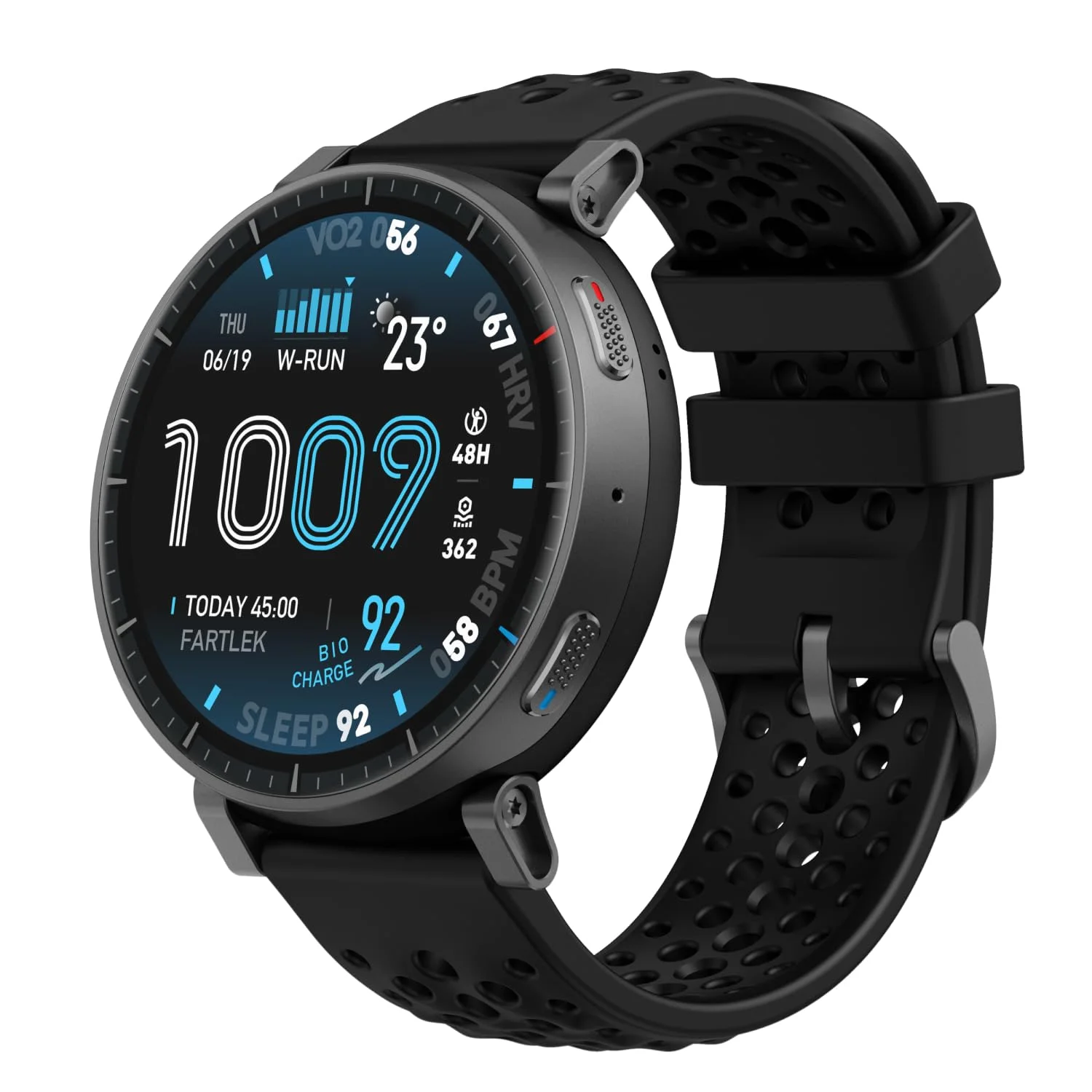 Amazfit  A2557  (Relógio Inteligente Active Max) com Tela AMOLED de 1,5'', Mapas Offline, GPS, 4GB de Armazenamento, 170+ Modos de Esporte, Resistente