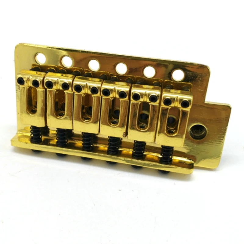 

Guitar Parts Tremolo Bridge Tremolo Electric Guitar Bridge Steel Saddle Chrome Single Rocker Gold Silver Black