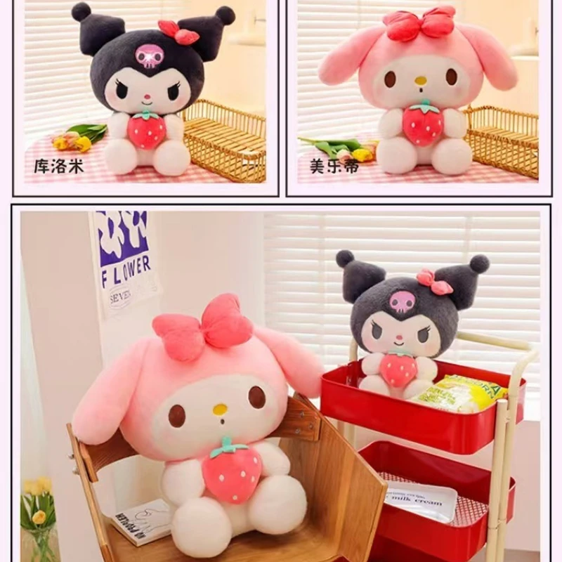 

Sanrio Soft Throw Pillow Kawaii Hellokitty Room Decor Plush Doll Pillow Anime Cartoon Kuromi Melody Cinnamorol Stuffed Toys Gift